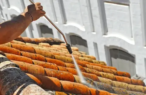 Nettoyage de toitures - Enchastrayes